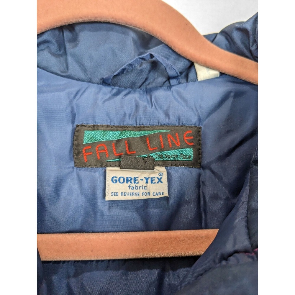 North Face Fall Line Womens Coat Size M Gore Tex Thermolite Polyester Purple - Picture 2 of 16